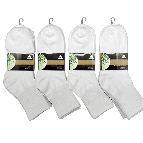 Calcetas varón bambú talla 39/45 y colores surtidas la docena 
