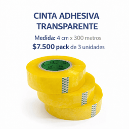 Cinta 4 CMS x 300 M POR 3 UNIDAS 