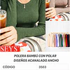 CAMISETA SEYS DAMA BAMBÚ CON POLAR 3503 DISEÑOS ACANALADO ANCHO TALLA UNICA XL Y COLORES SURTIDOS LA DOCENA 
