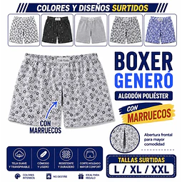 Boxer generó algodón poliéster tallas y colores surtidas la docena 
