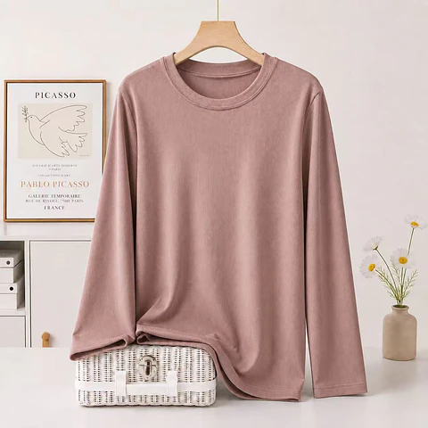 CAMISETA SEYS DAMA BAMBÚ SIN POLAR 3601 DISEÑOS ACANALADO FINO TALLAS Y COLORES SURTIDAS LA DOCENA