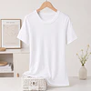 CAMISETA SEYS DAMA BAMBÚ SIN POLAR MANGAS CORTAS 3064 DISEÑOS ACANALADO FINO TALLAS SURTIDAS S/M/L/XL COLORES SURTIDOS POR DOCENA