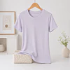 CAMISETA SEYS DAMA BAMBÚ SIN POLAR MANGAS CORTAS 3065 DISEÑOS ACANALADO FINO TALLAS ESPECIALES XXL/XXXL COLORES SURTIDOS POR DOCENA