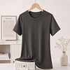 CAMISETA SEYS DAMA BAMBÚ SIN POLAR MANGAS CORTAS 3065 DISEÑOS ACANALADO FINO TALLAS ESPECIALES XXL/XXXL COLORES SURTIDOS POR DOCENA