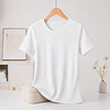 CAMISETA SEYS DAMA BAMBÚ SIN POLAR MANGAS CORTAS 3066 DISEÑOS ACANALADO FINO TALLAS ESPECIALES XXL/XXXL COLORES SURTIDOS POR DOCENA