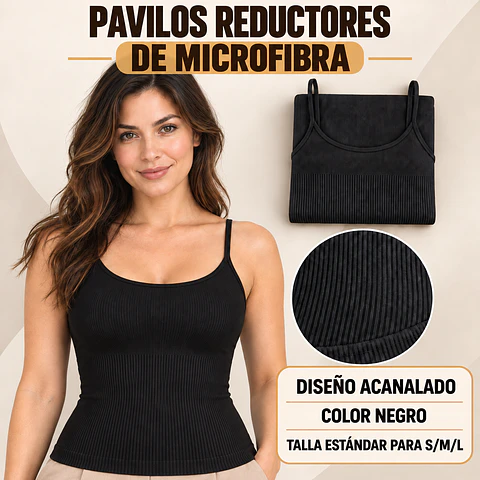 Pavilos reductores microfibra color Negro y Talla estándar la docena 