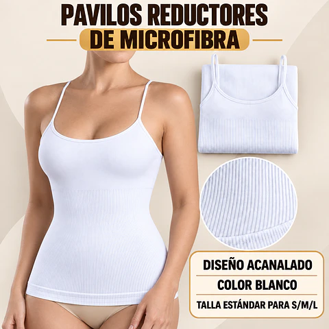 Pavilos reductores microfibra color Blanco y Talla estándar la docena 