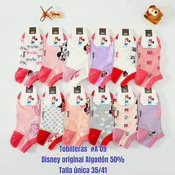 Tobilleras Dama #A 09 Disney Original talla única 35/41 la docena 