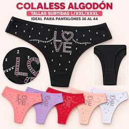 Colaless Algodón tallas y colores surtidas la docena 