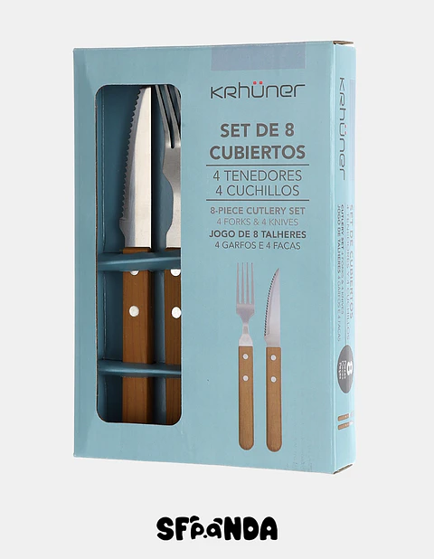 SET DE CUBIERTOS C/U