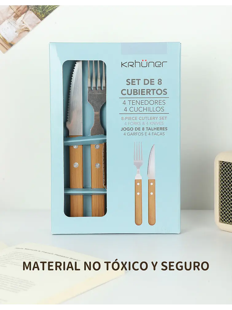 SET DE CUBIERTOS C/U 3