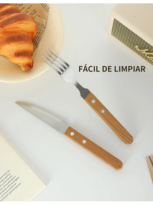 SET DE CUBIERTOS C/U 4