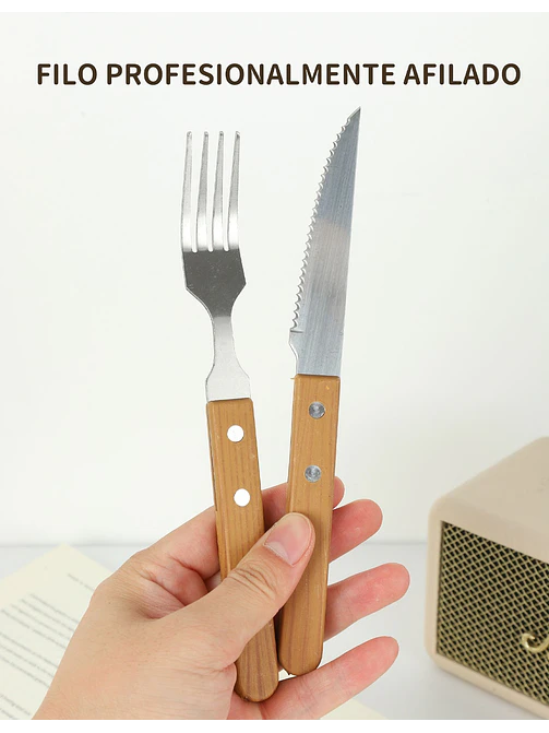 SET DE CUBIERTOS C/U 6