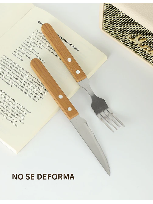 SET DE CUBIERTOS C/U 8