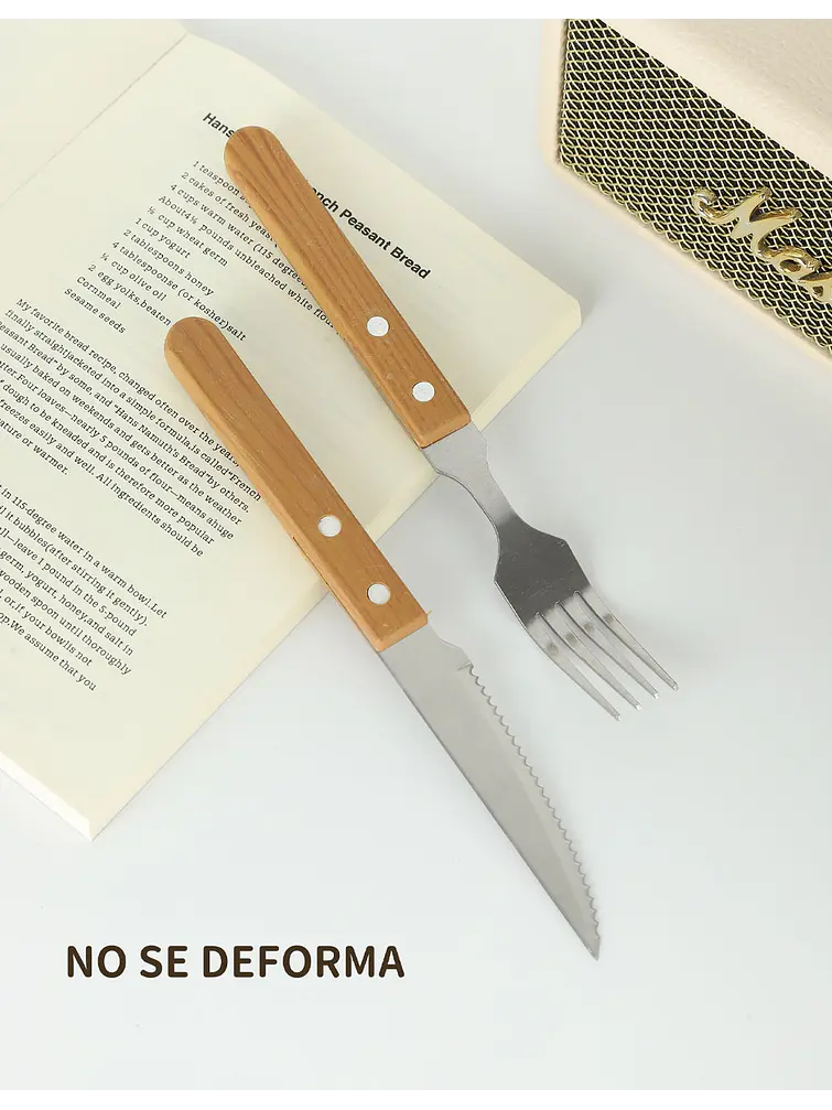 SET DE CUBIERTOS C/U 8