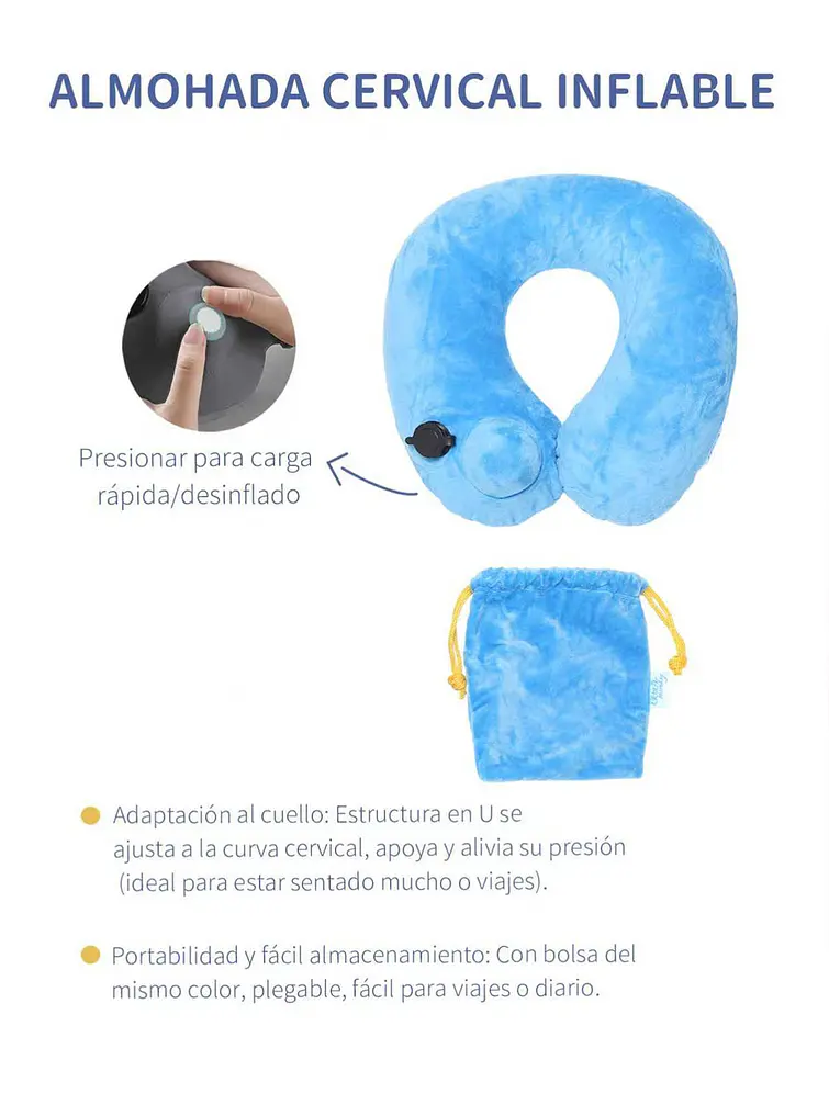 ALMOHADA DE VIAJE C/U 11