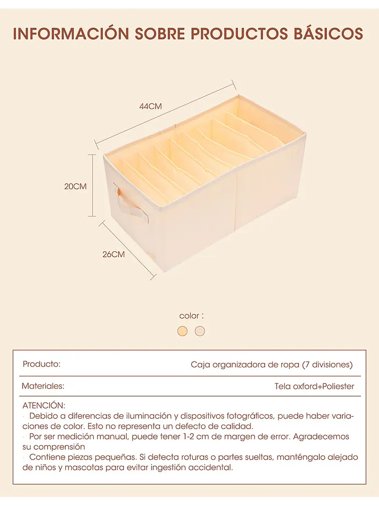 ORGANIZADOR C/U 5