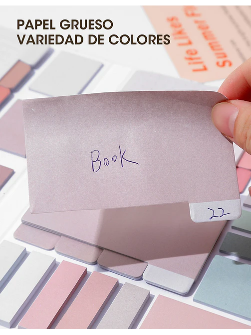 SET DE NOTAS ADHESIVAS C/U 8
