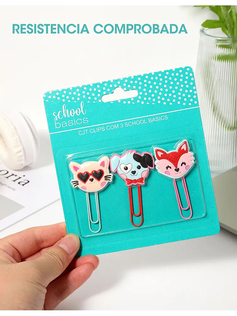 CLIPS DE PAPEL PCS*3 3