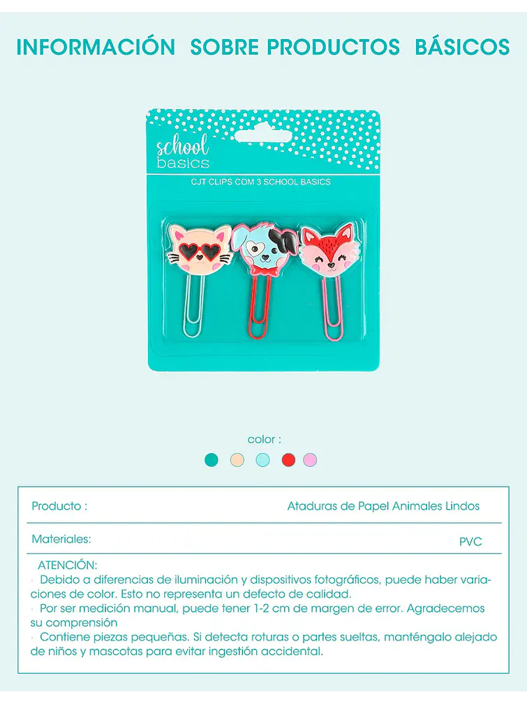 CLIPS DE PAPEL PCS*3 5