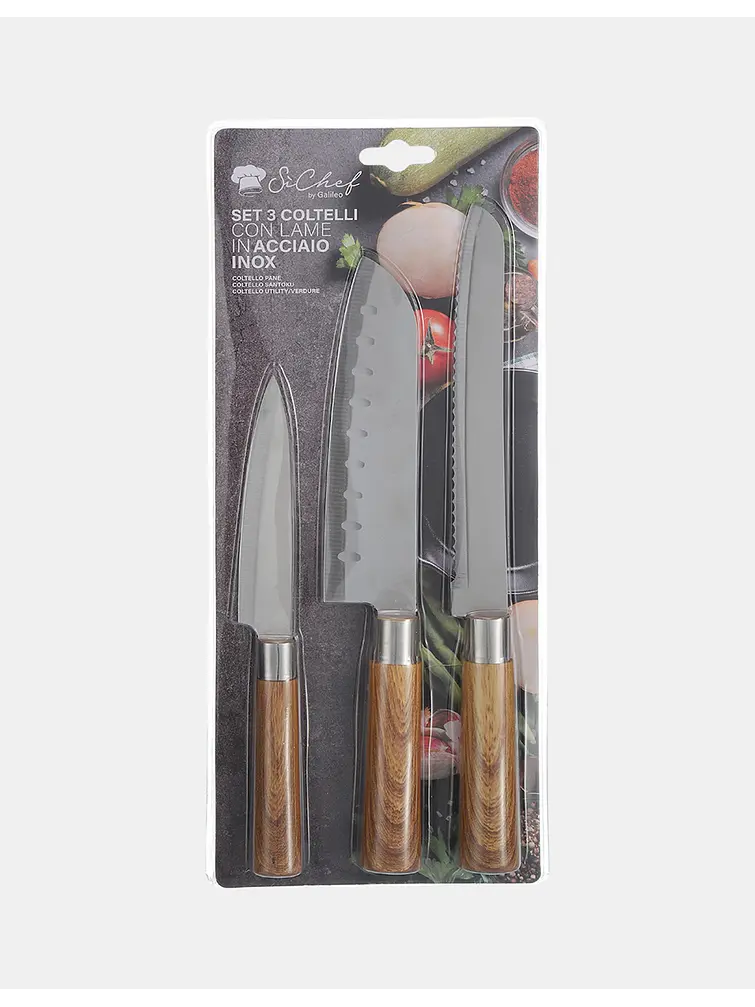 SET DE CUCHILLOS C/U 4