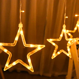GUIRNALDA LED ESTRELLAS 3M C/U