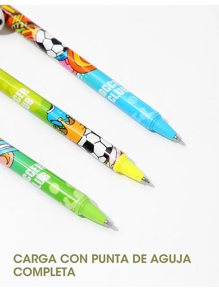 BOLIGRAFO BORRABLE C/U 8