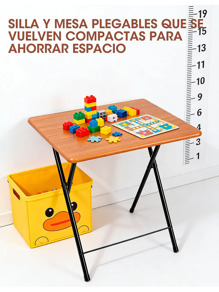SET DE SILLA + MESA C/U 5