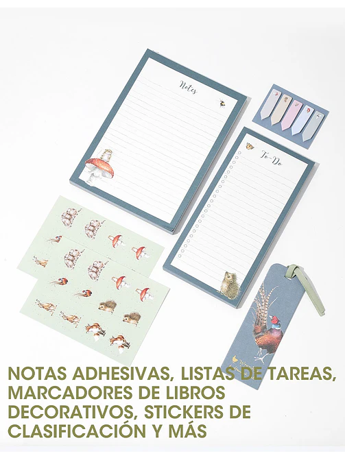 SET DE PAPELERÍA C/U 7