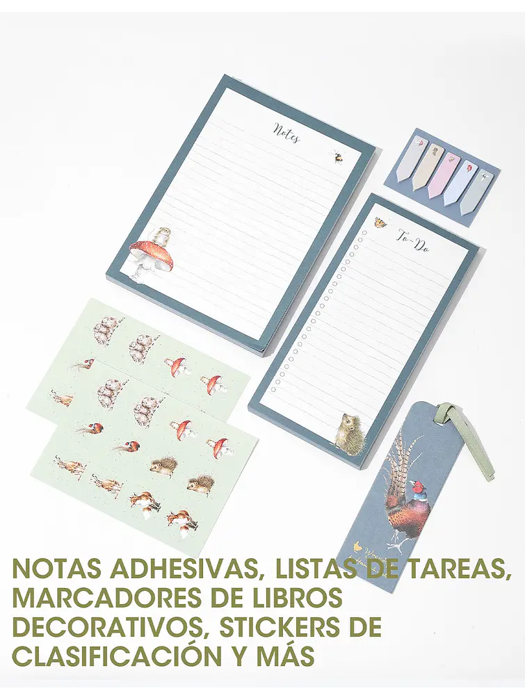 SET DE PAPELERÍA C/U 7