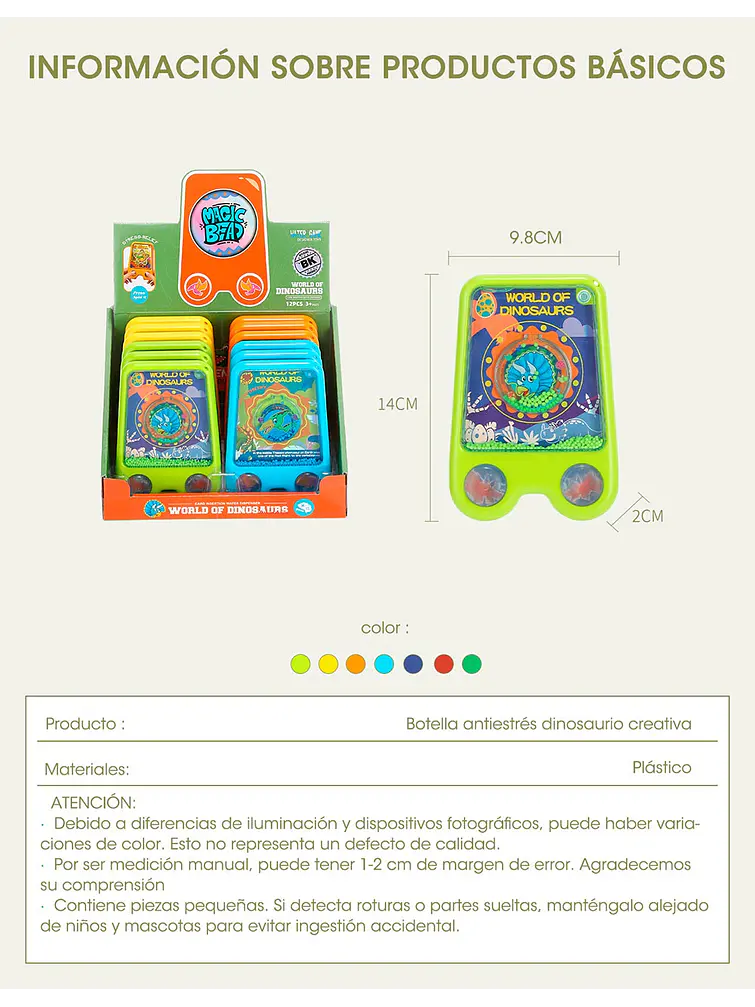 JUEGO DE AGUA C/U 12