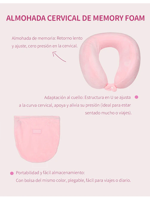ALMOHADA DE VIAJE C/U 6