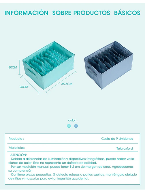 ORGANIZADOR C/U 7