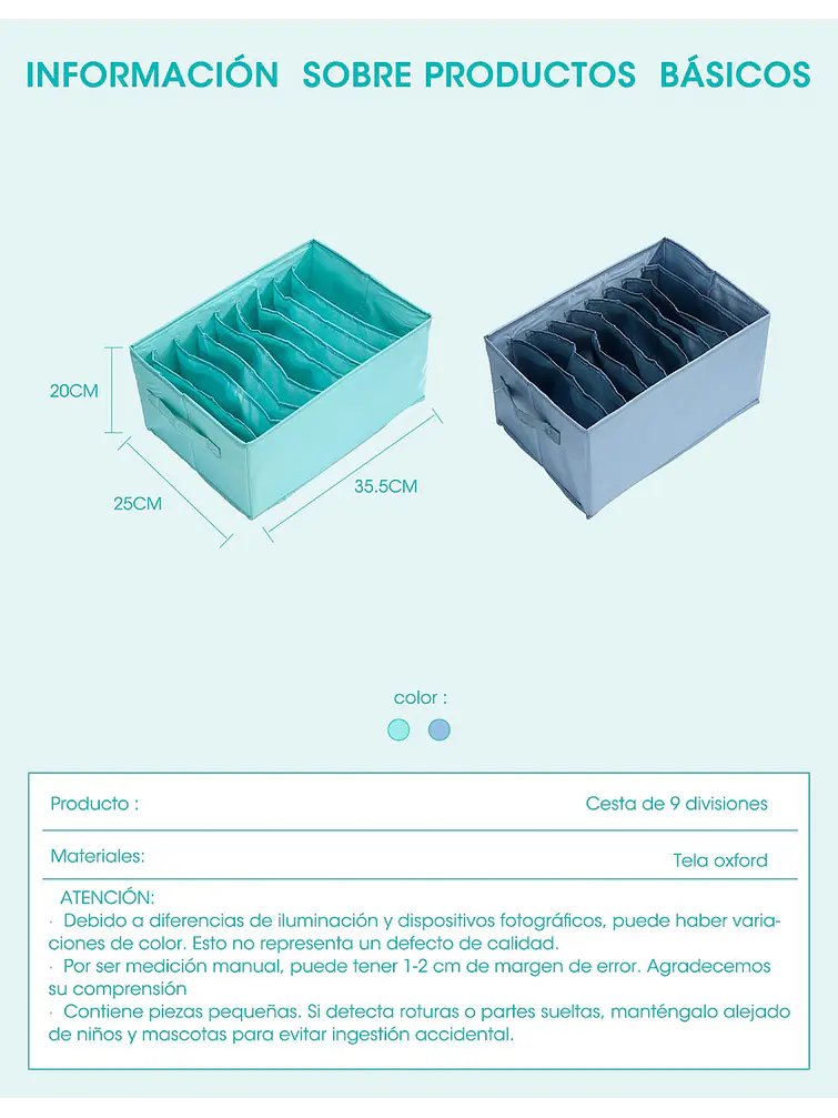 ORGANIZADOR C/U 7