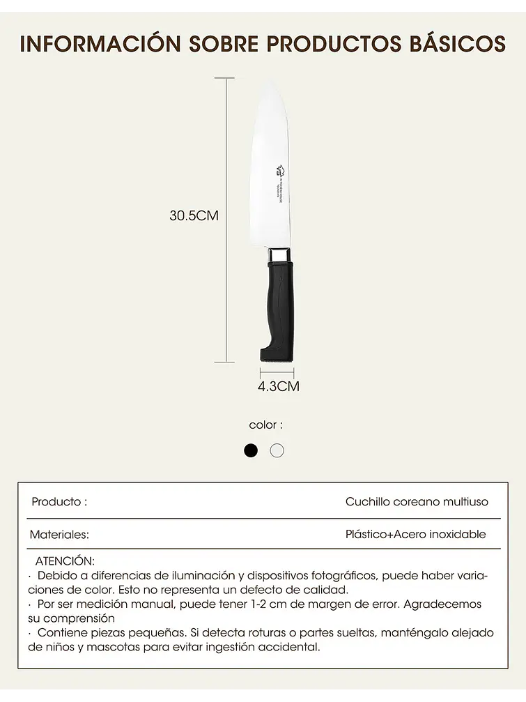 CUCHILLO C/U 5