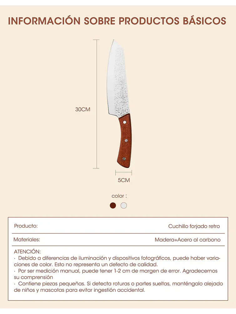 CUCHILLO C/U 5