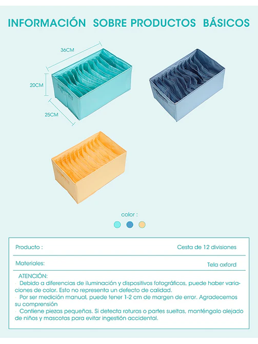 ORGANIZADOR C/U 8