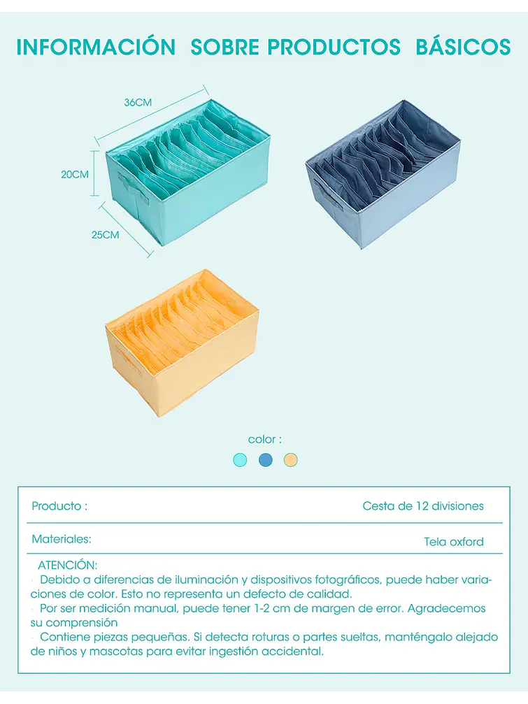 ORGANIZADOR C/U 8