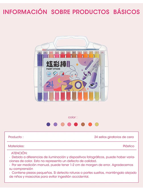 CRAYONES PCS*24  9