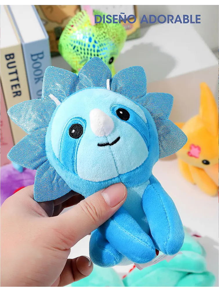 BOLSO CON 5 PELUCHES C/U 7