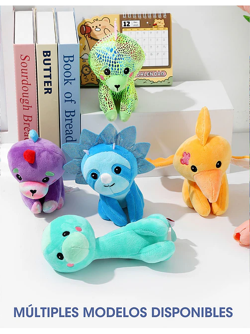 BOLSO CON 5 PELUCHES C/U 8