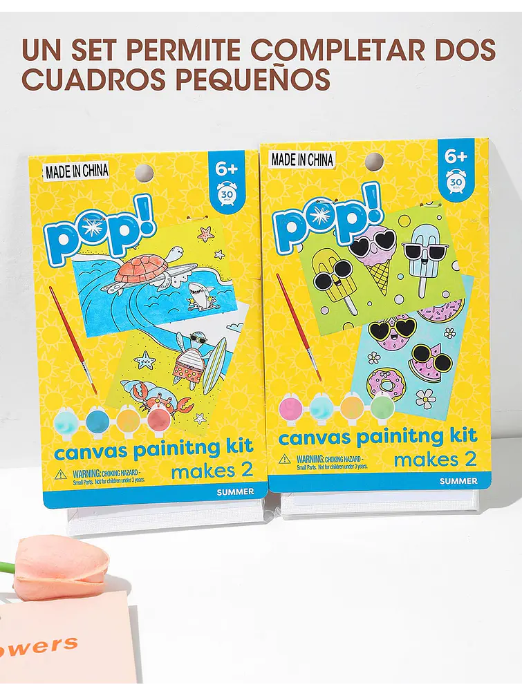 SET DE PINTURA C/U 6
