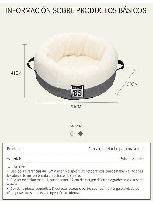 CAMA PARA MASCOTAS C/U 10