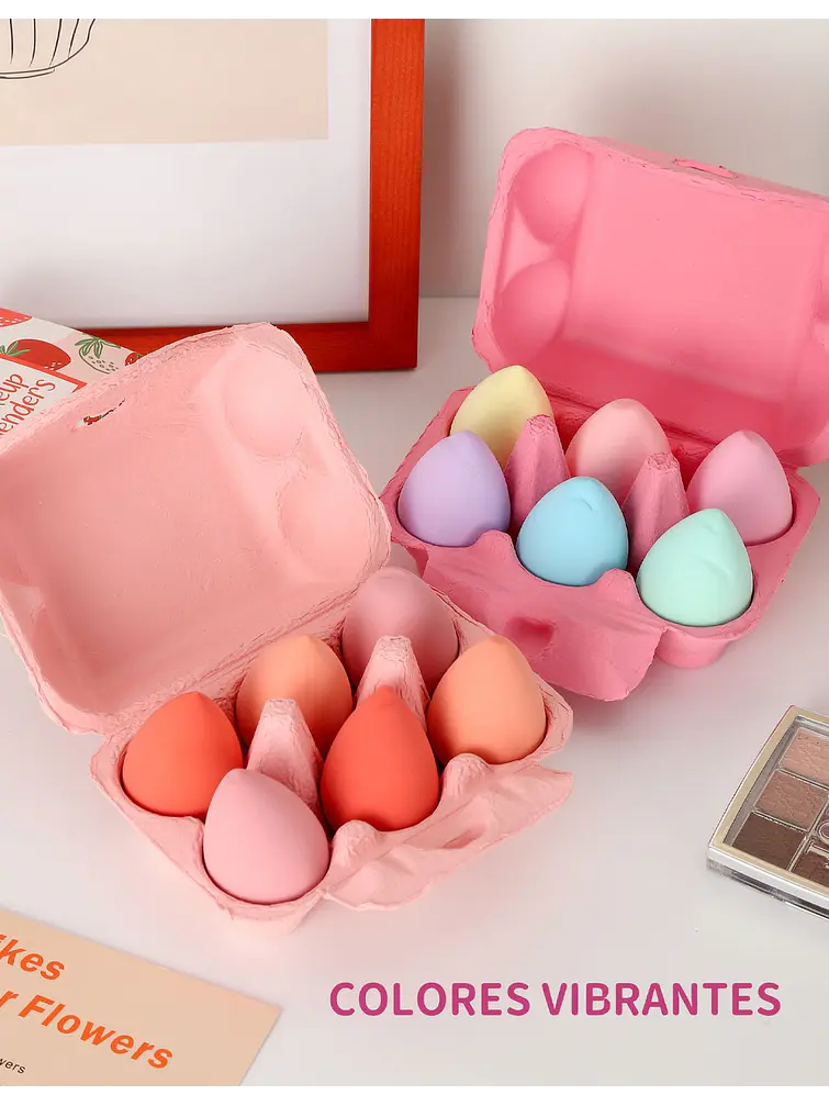 ESPONJA DE MAQUILLAJE PCS*6 2