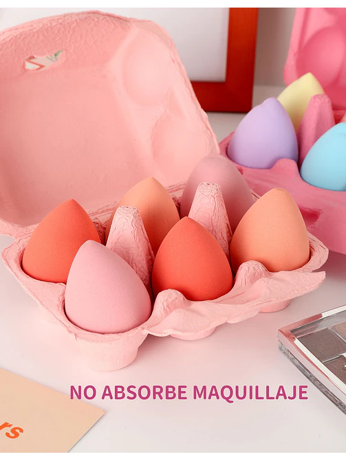 ESPONJA DE MAQUILLAJE PCS*6 6