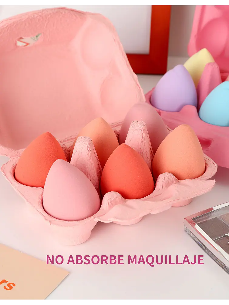 ESPONJA DE MAQUILLAJE PCS*6 6