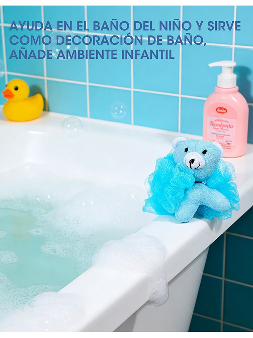 ESPONJA DE BAÑO C/U 12