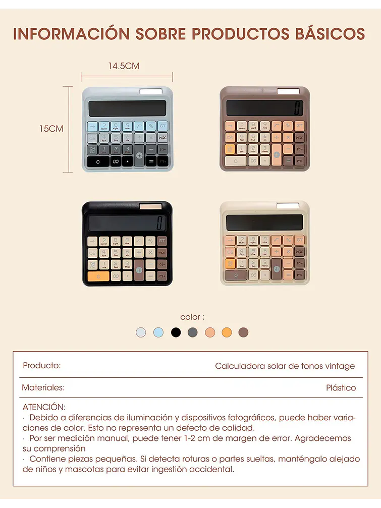 CALCULADORA C/U 13