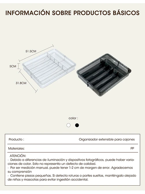 ORGANIZADOR C/U 9