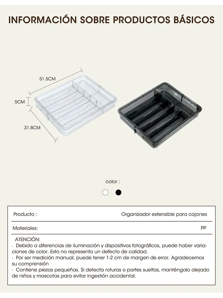 ORGANIZADOR C/U 9